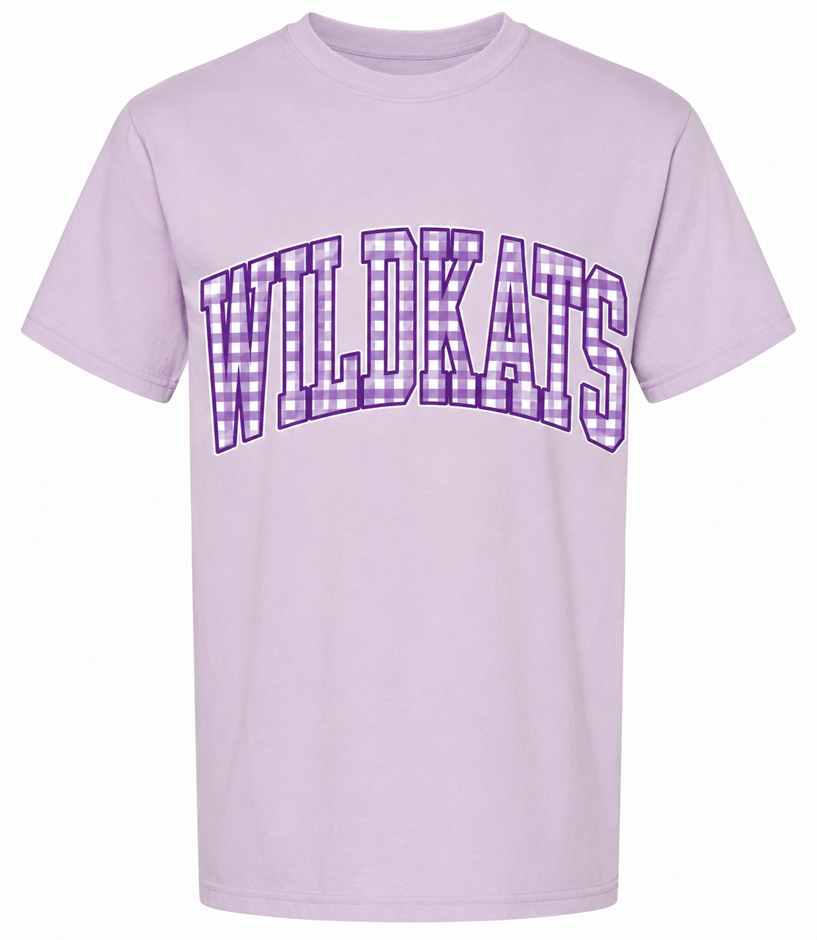 Wildkats gingham tee