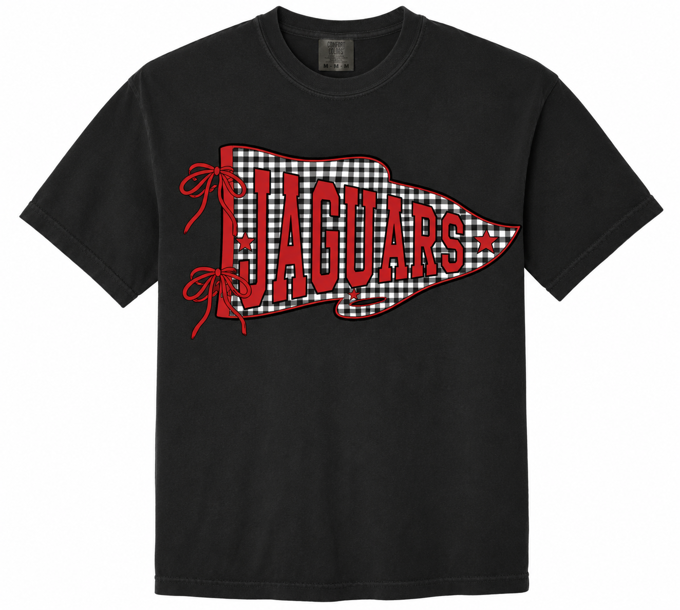 Red/Black Jaguars Pendant tee