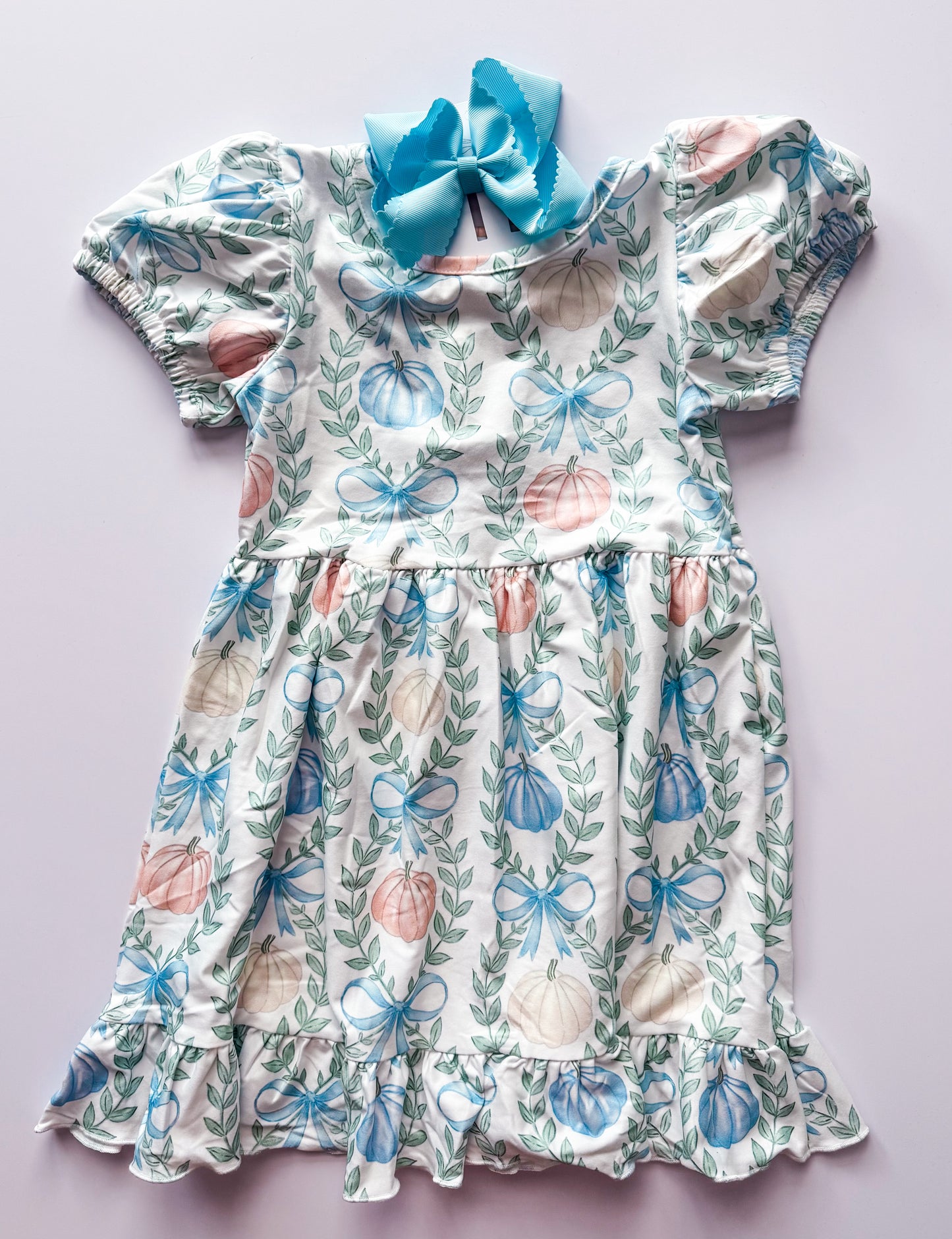 Pastel pumpkin dress