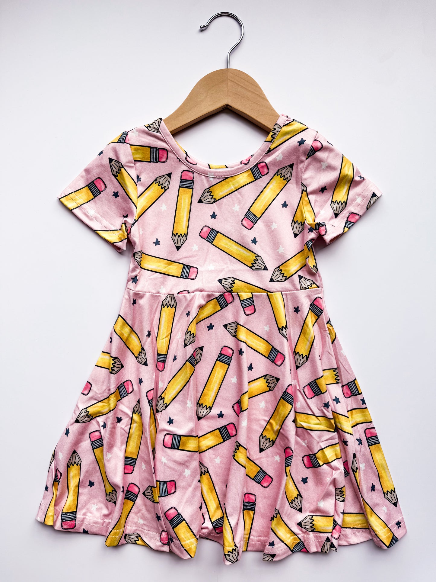 Pink pencil dress