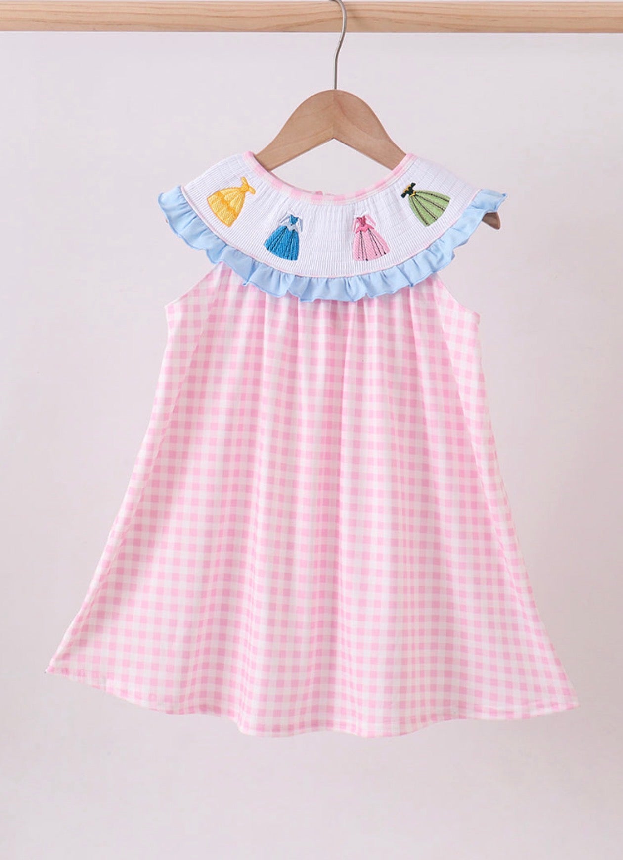 Smocked princess dress