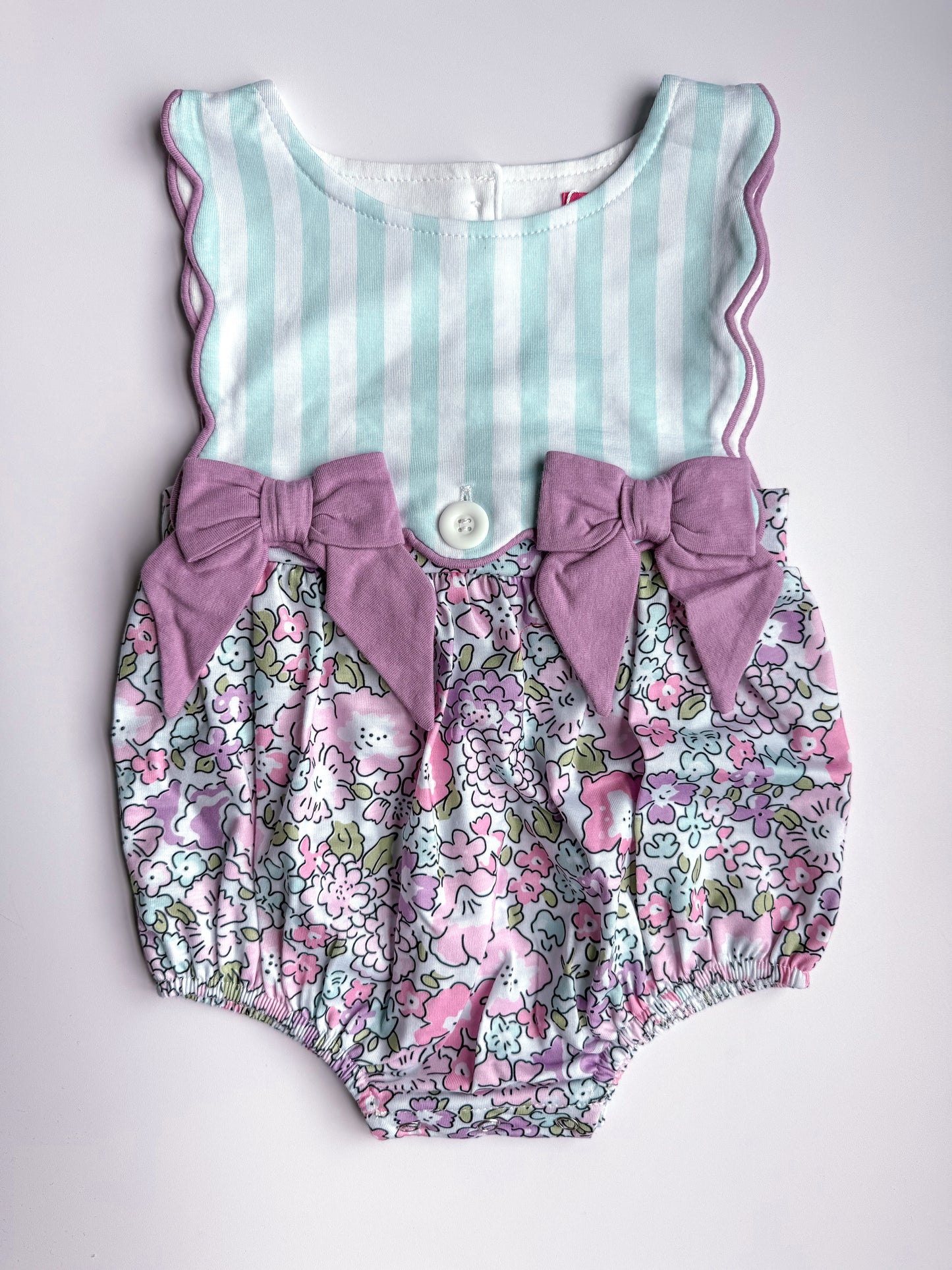 Purple floral bubble