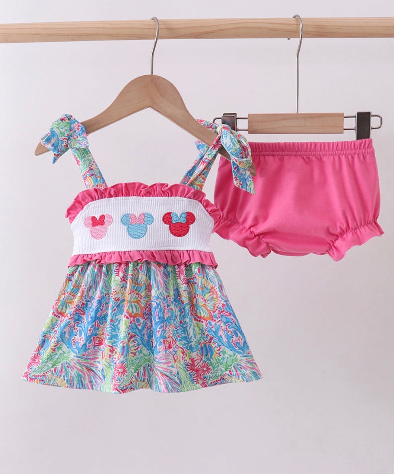 Floral mouse bloomer set