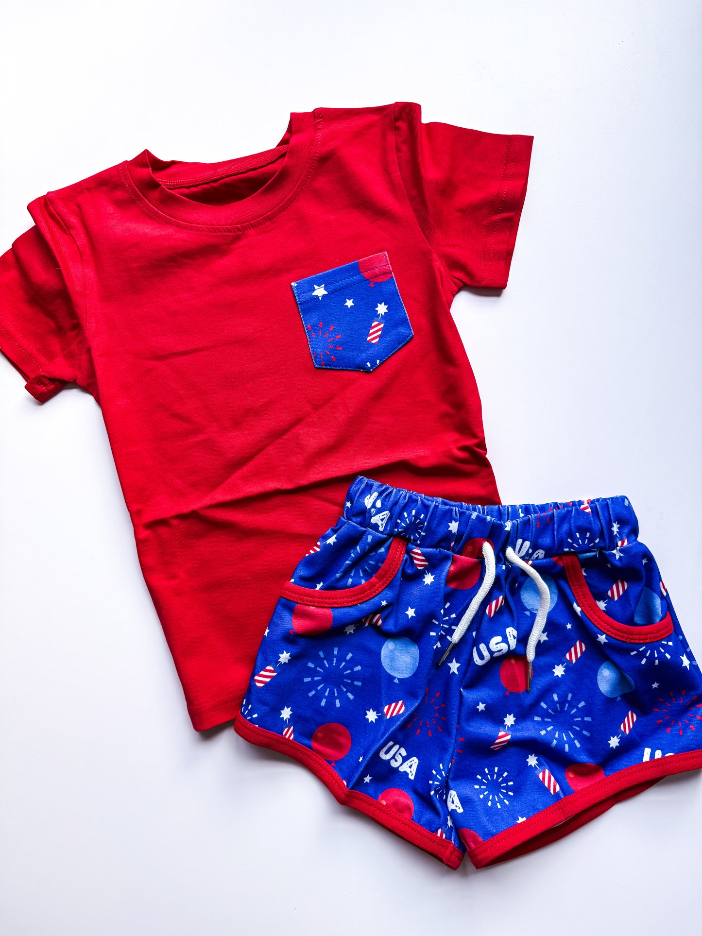 USA shorts set