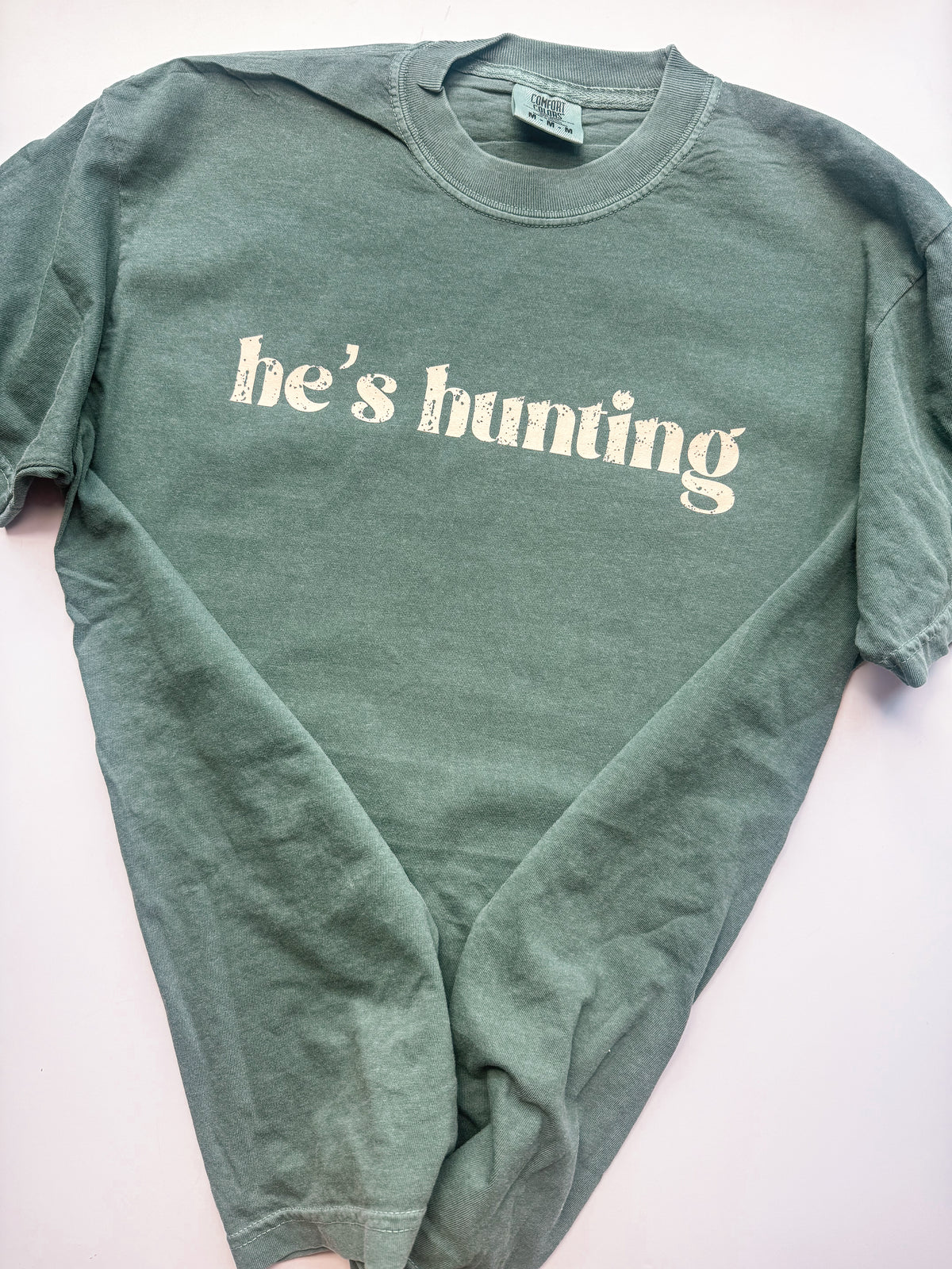 Hes hunting