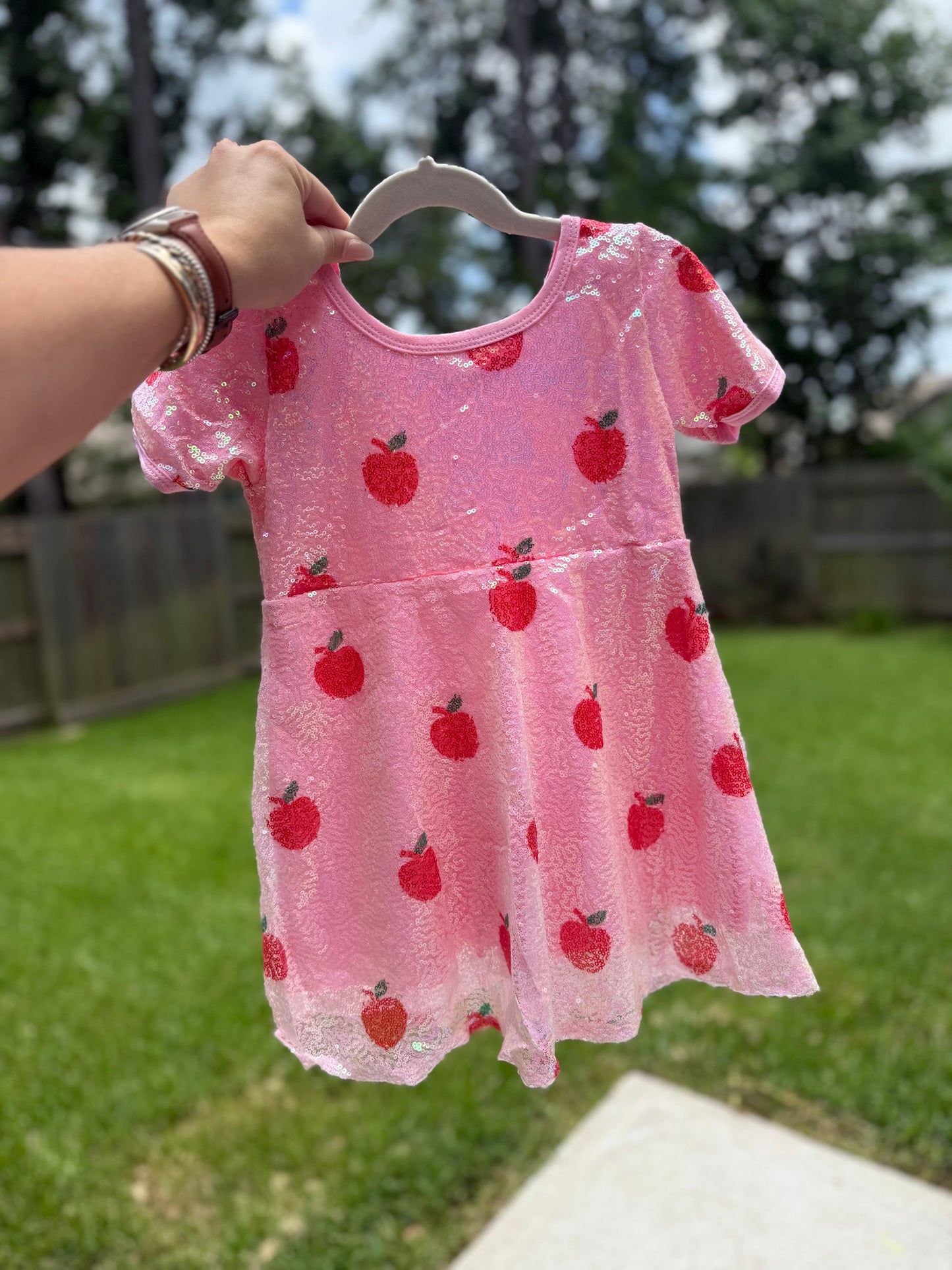 Apple sequins dress