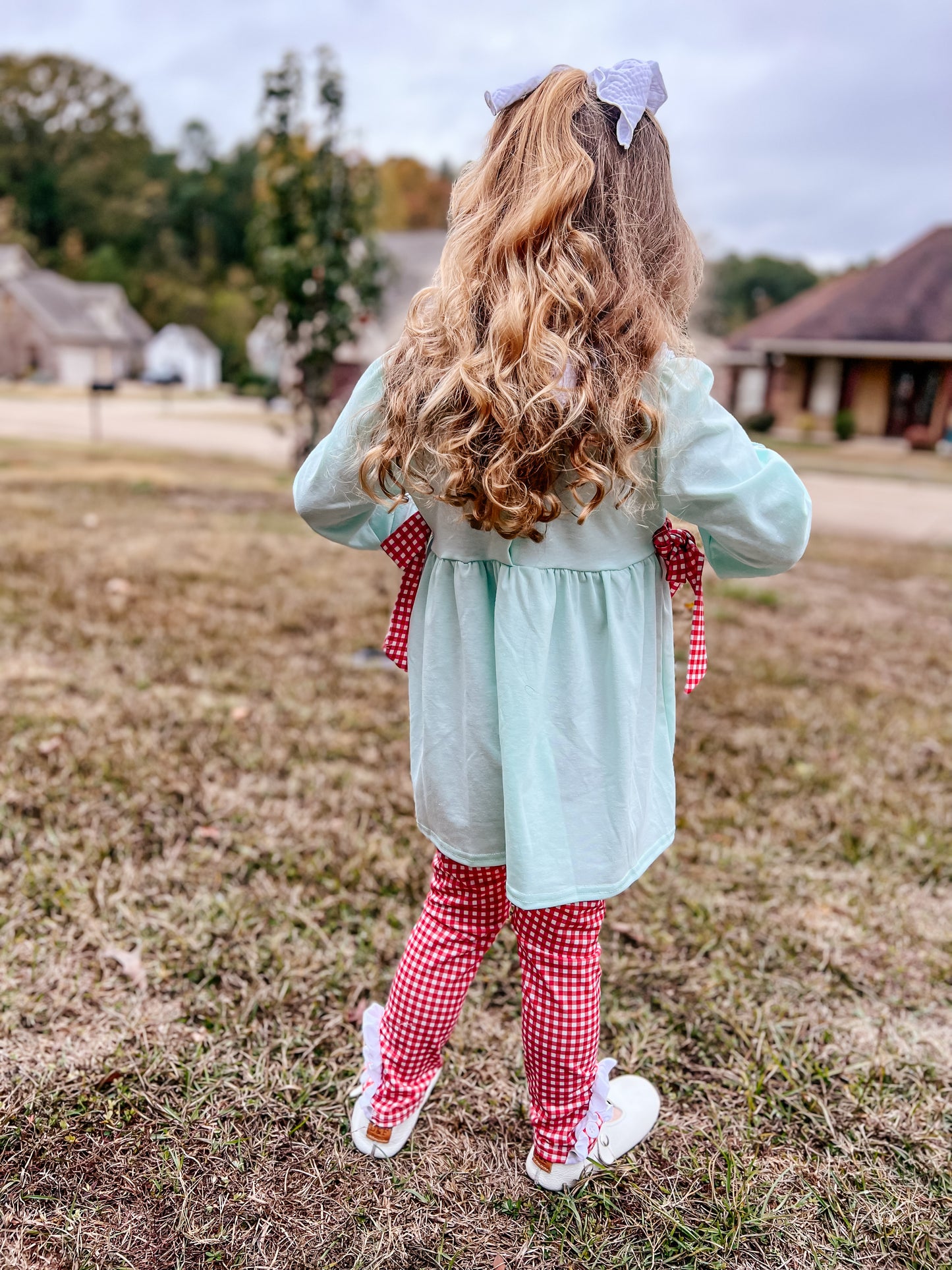 Ruffle farm animal christmas
