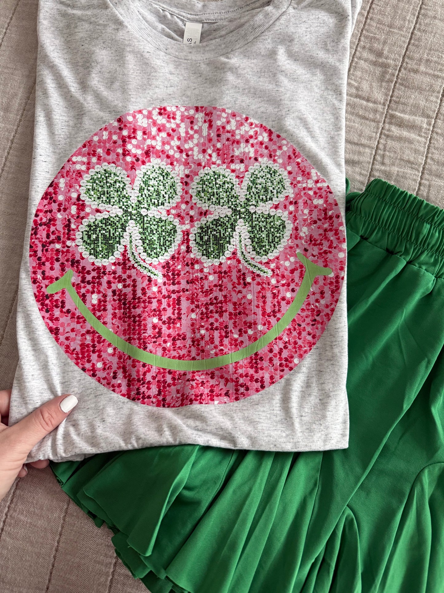 St pattys smile tee