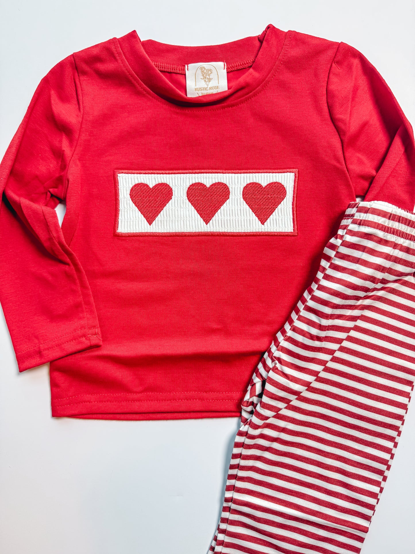 Smocked heart set