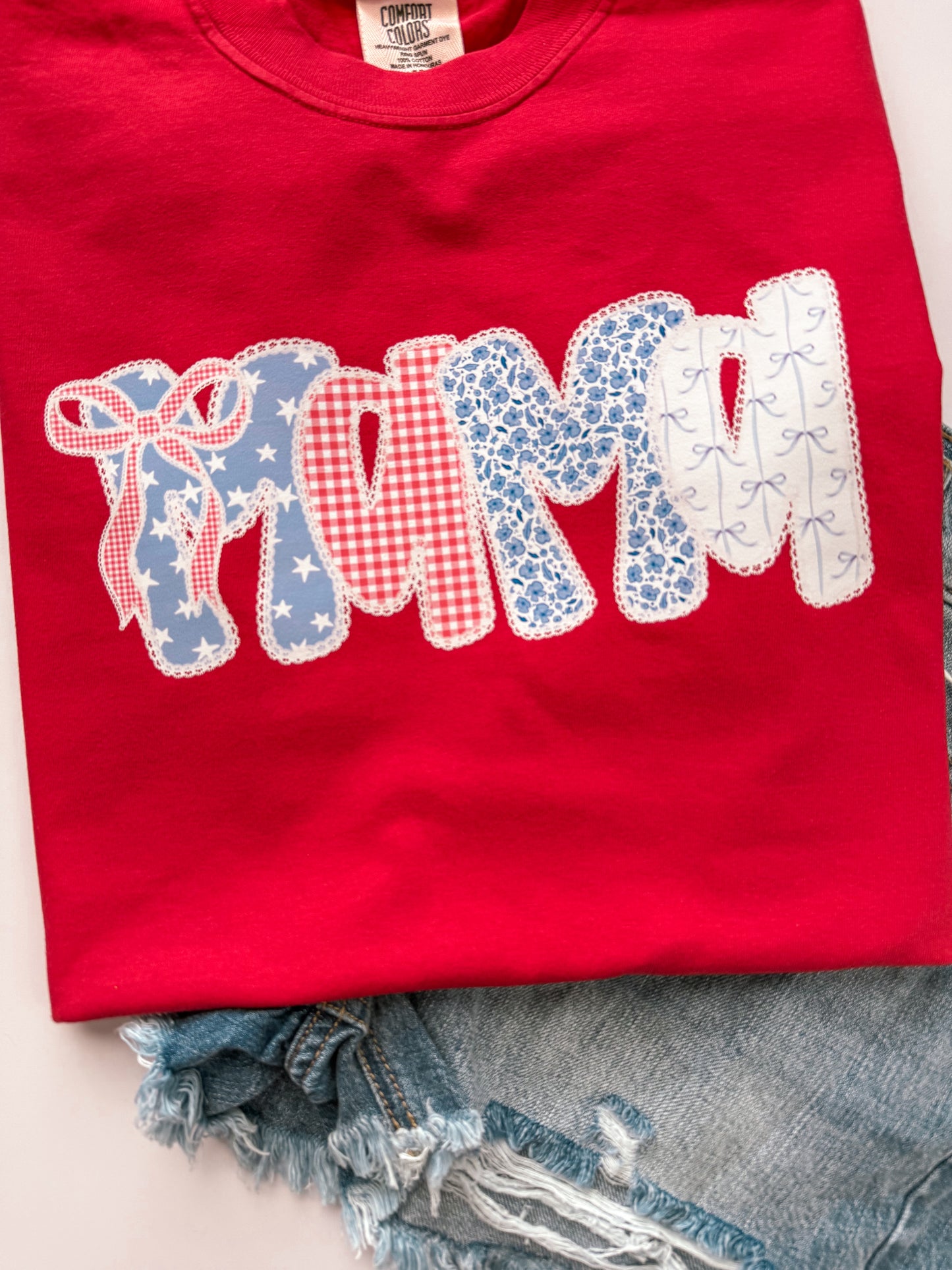 Lace mama CC tee