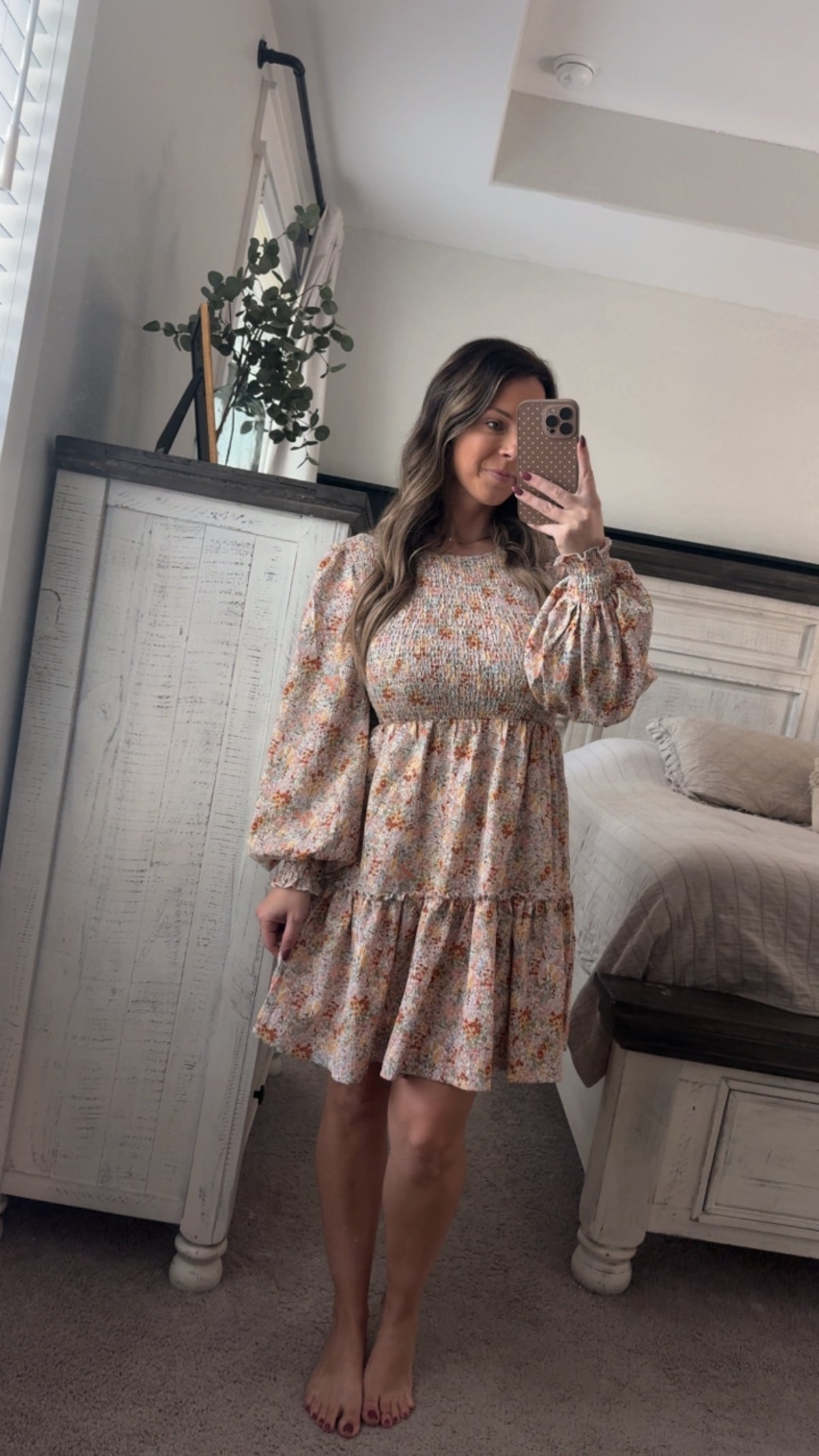Floral mini dress
