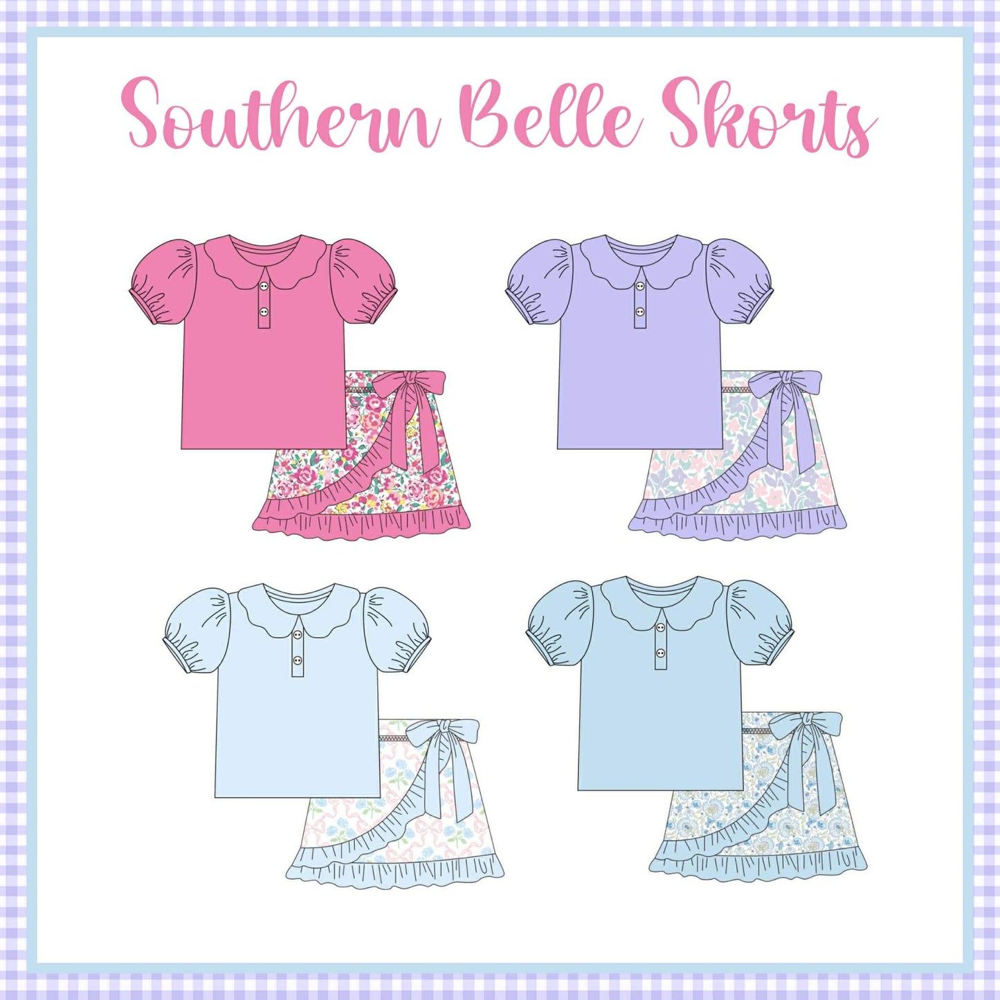 Southern Belle Skorts (PREORDER - ETA SEPTEMBER)