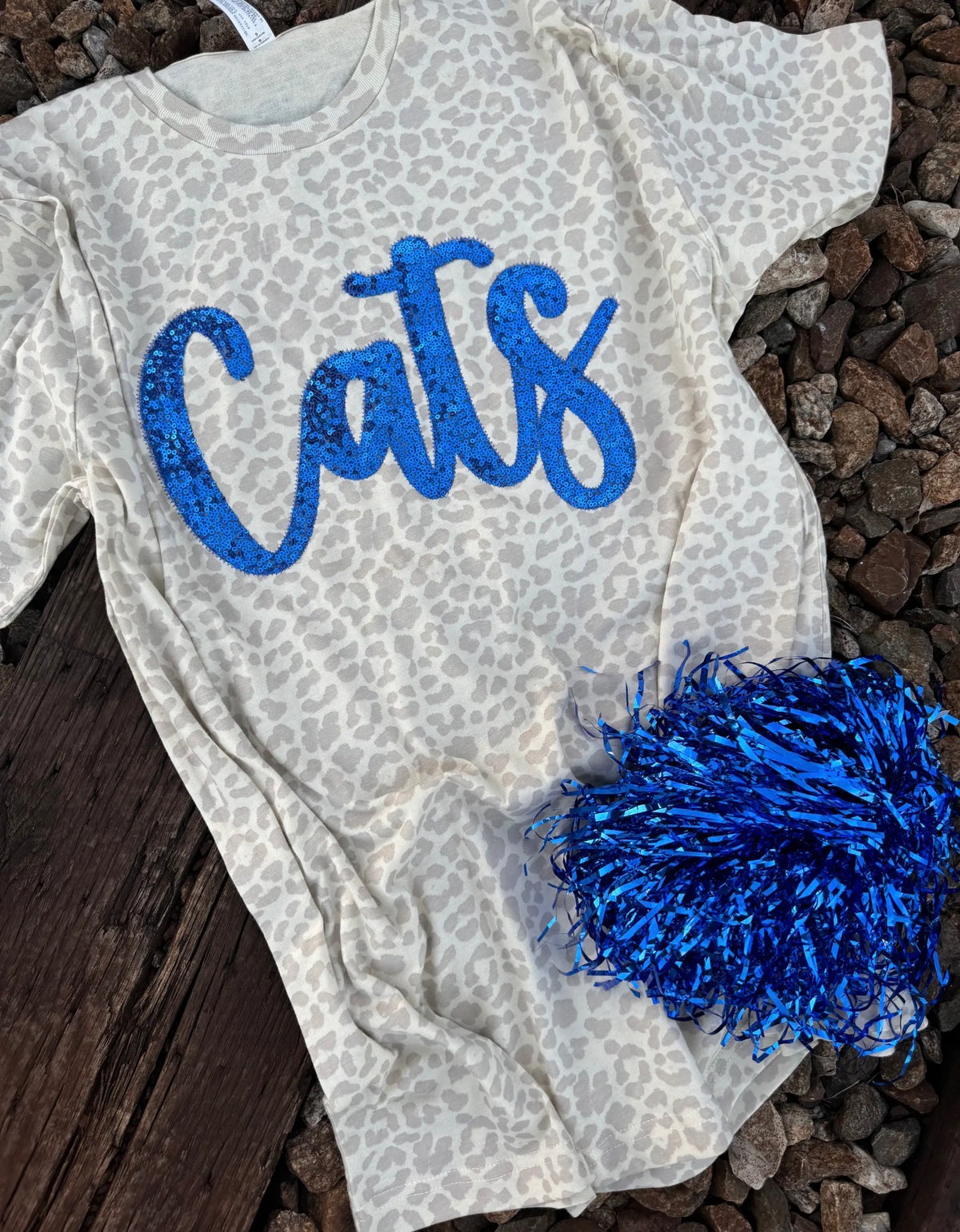 Cats sequins tee