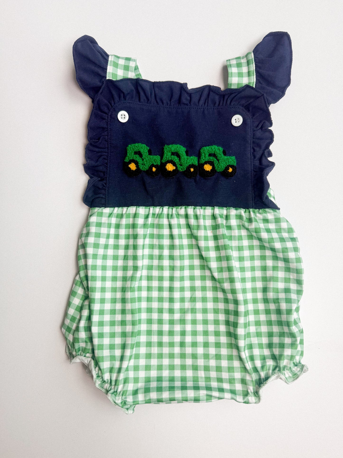 Ruffle tractor bubble