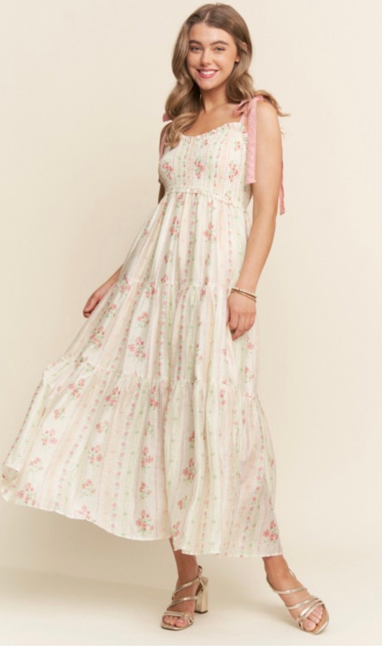 Ivory blossom dress