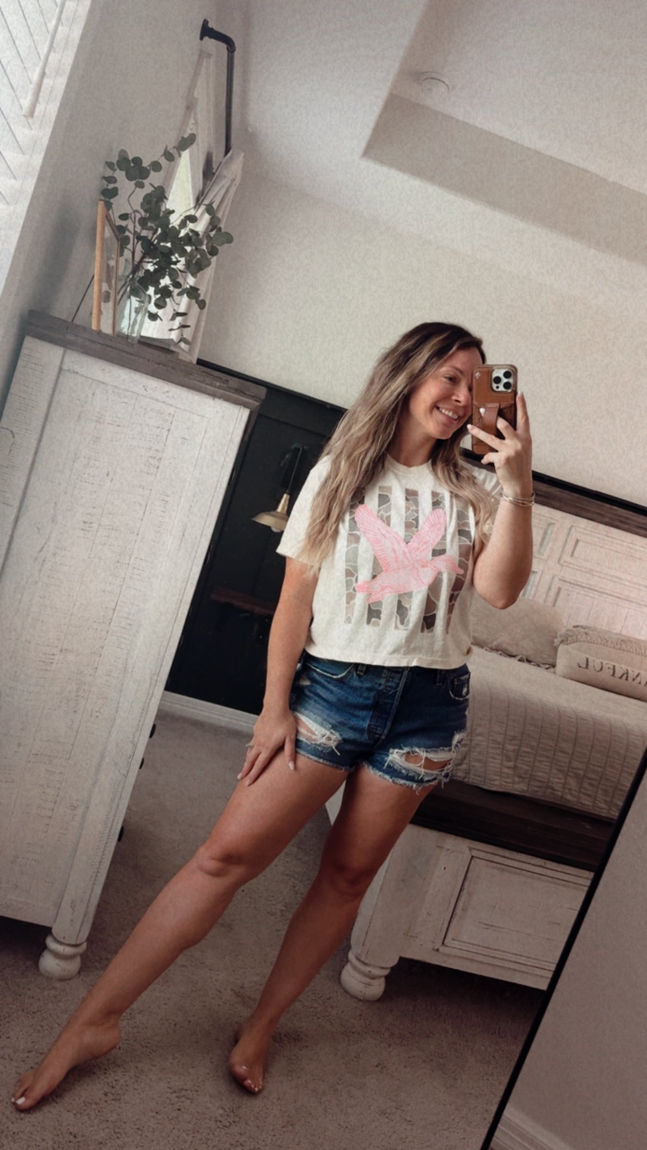 Blush flyaway tee 🩷