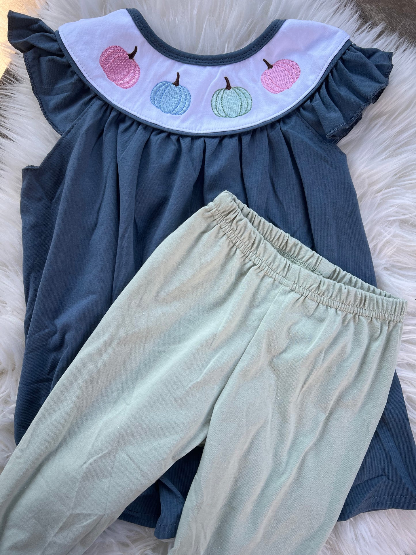 Pumpkin trio girl set