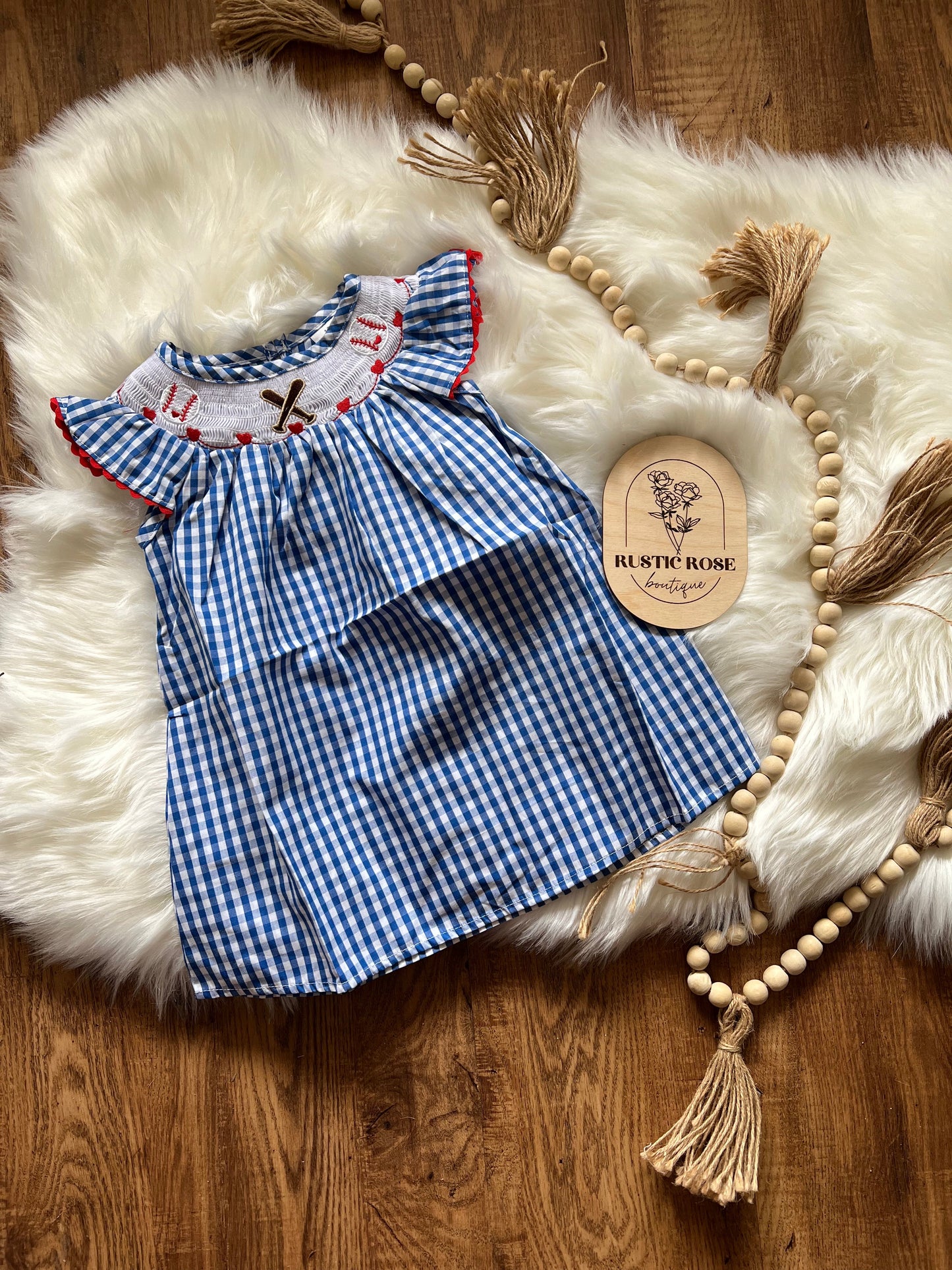 Plaid baseball dress (A3)