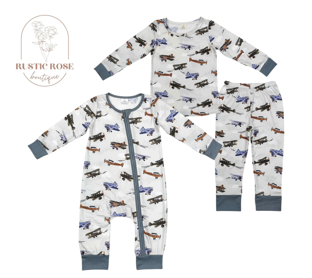 Plane jammies *PREORDER - closing 9/27 ETA 3 weeks*