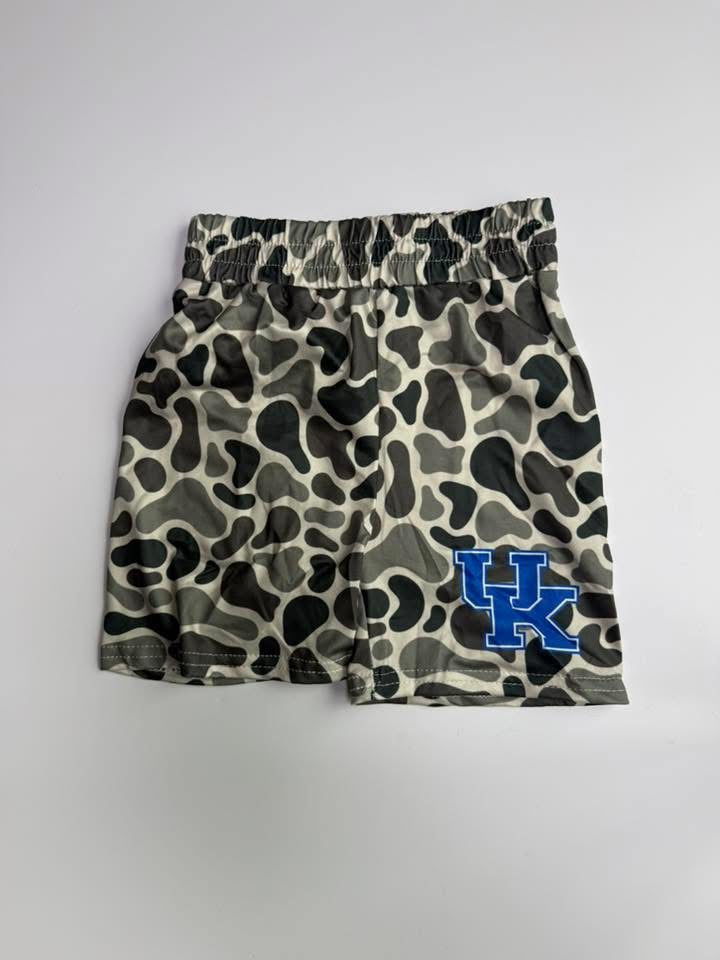 Camo kentucky shorts