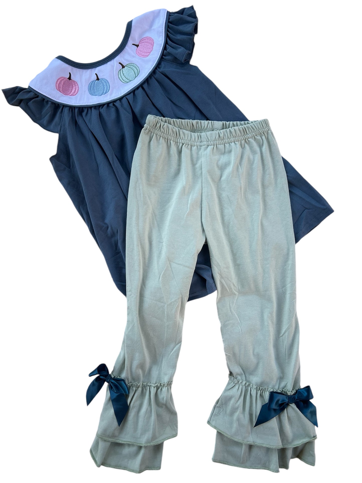 Pumpkin trio girl set
