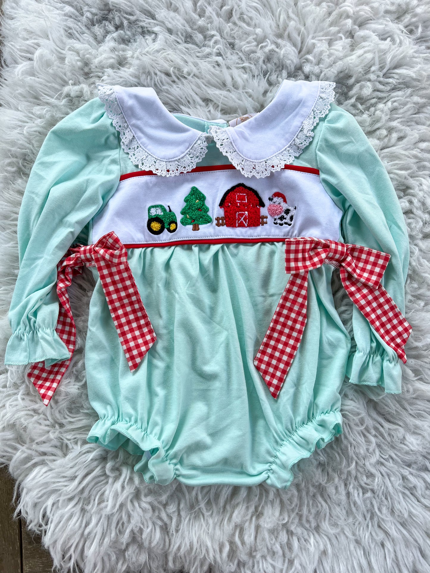 Farm animal christmas bubble