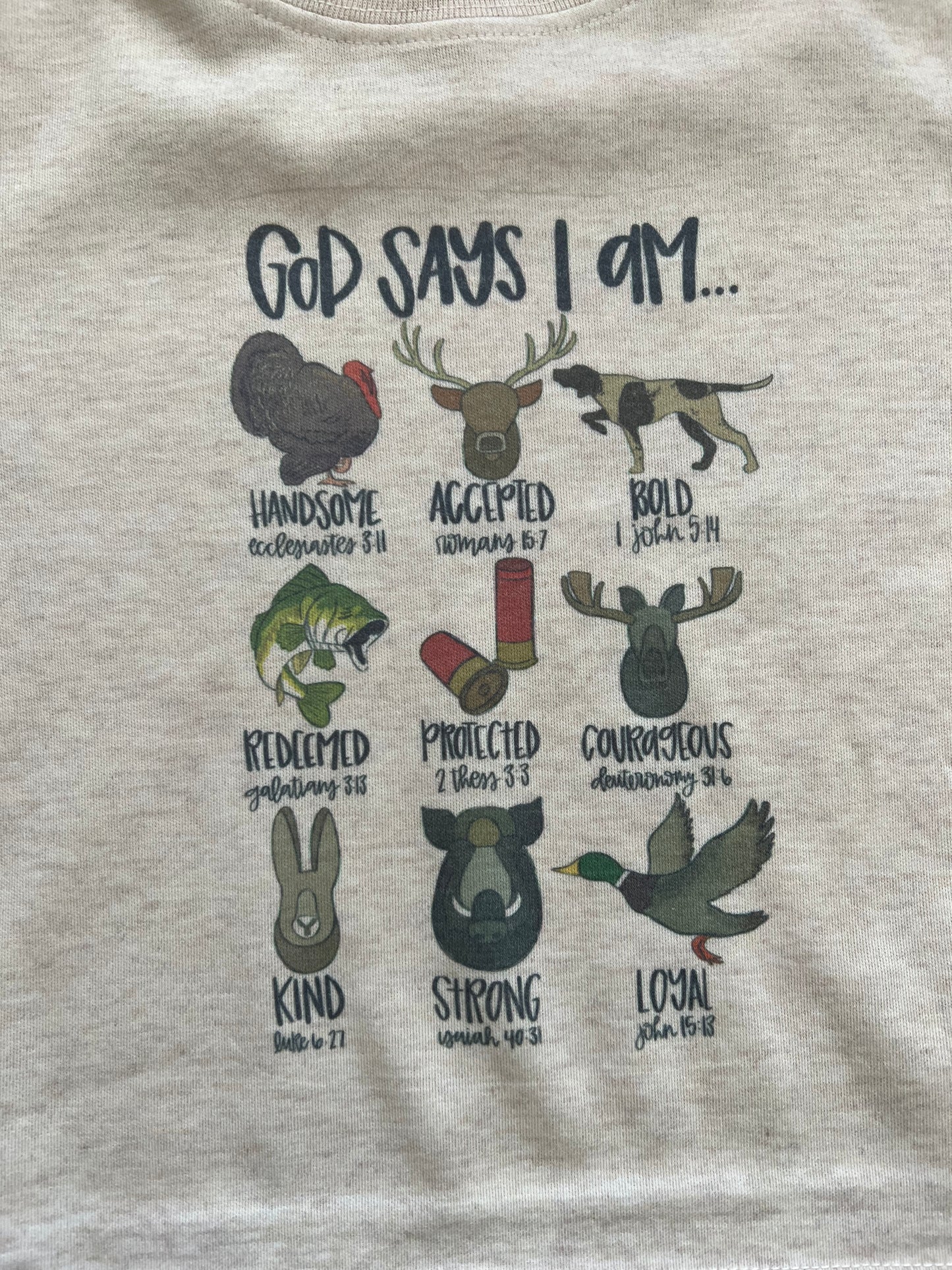 Wildlife god says I am tee