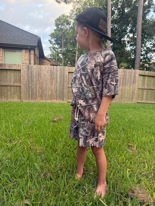 Brown camo set
