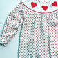 Ruffle Smocked heart romper