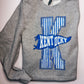 K stripe sweatshirt