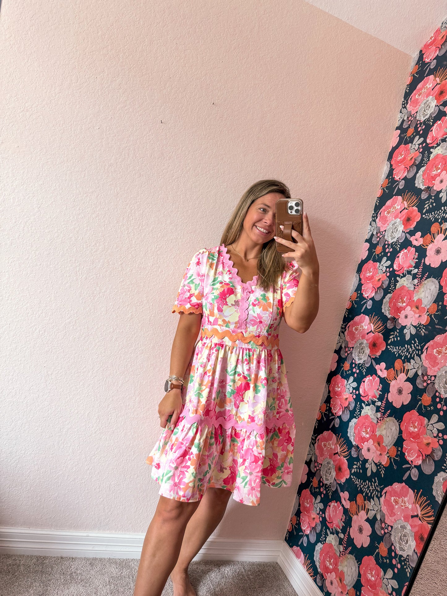 Floral babydoll dress