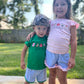 GREEN EIEIO shorts set