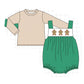 Green gingerbread 2pc set