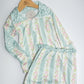 Girls Mint Floral Quarter Zip Pullover & Skort Set