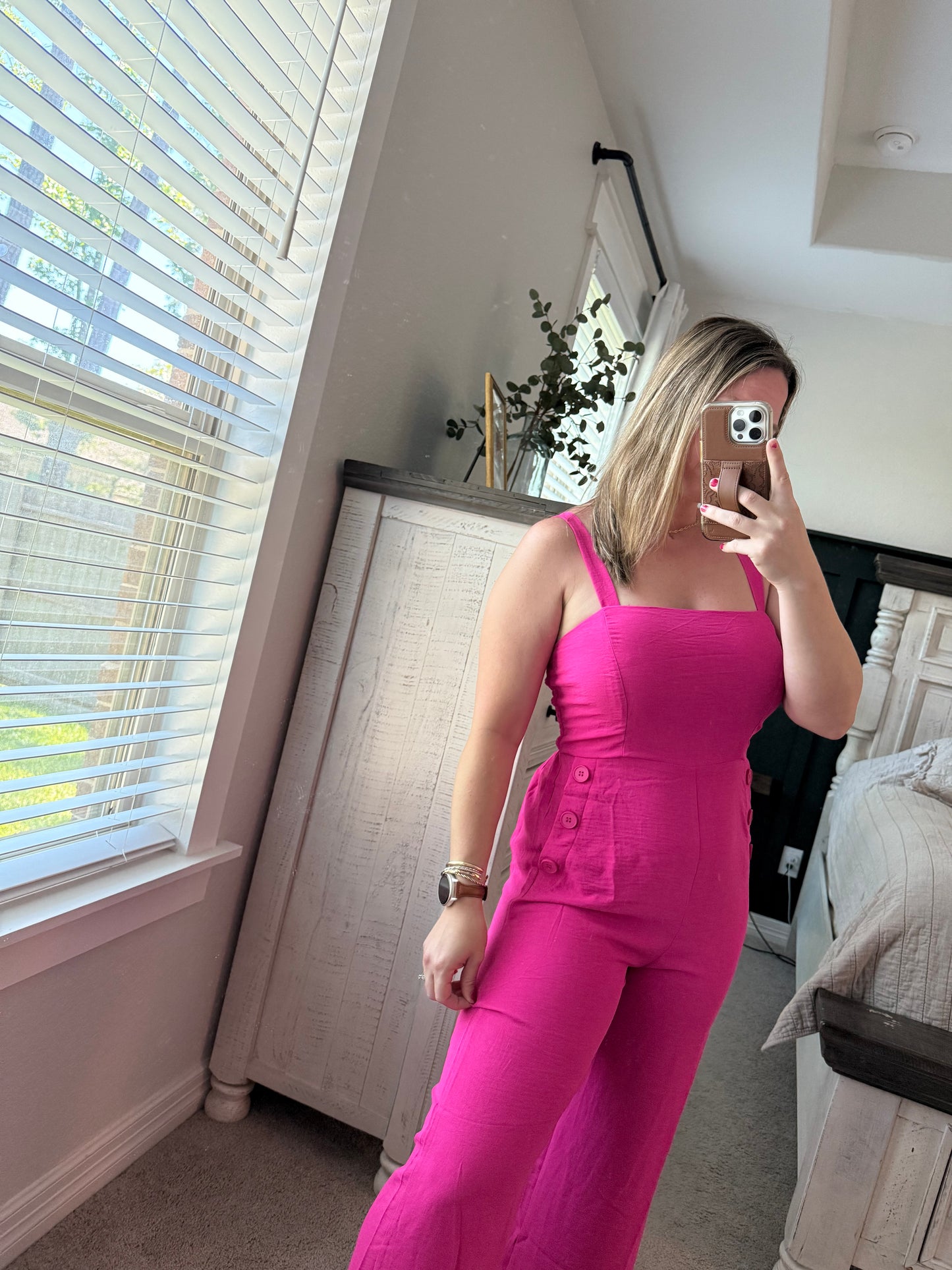 Pink jumpsuit