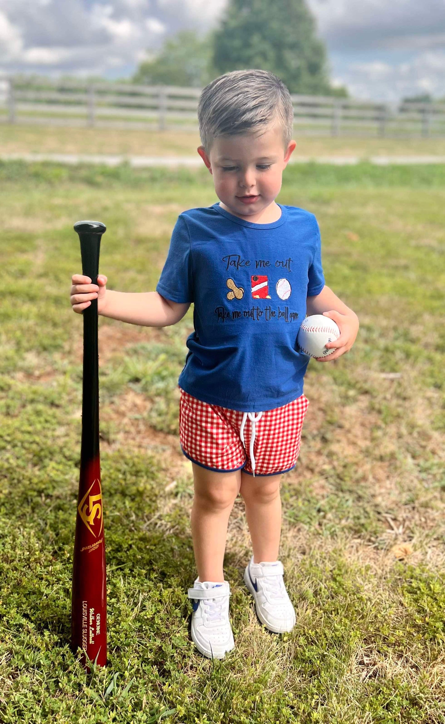Take me out to ballgame short set (A3)