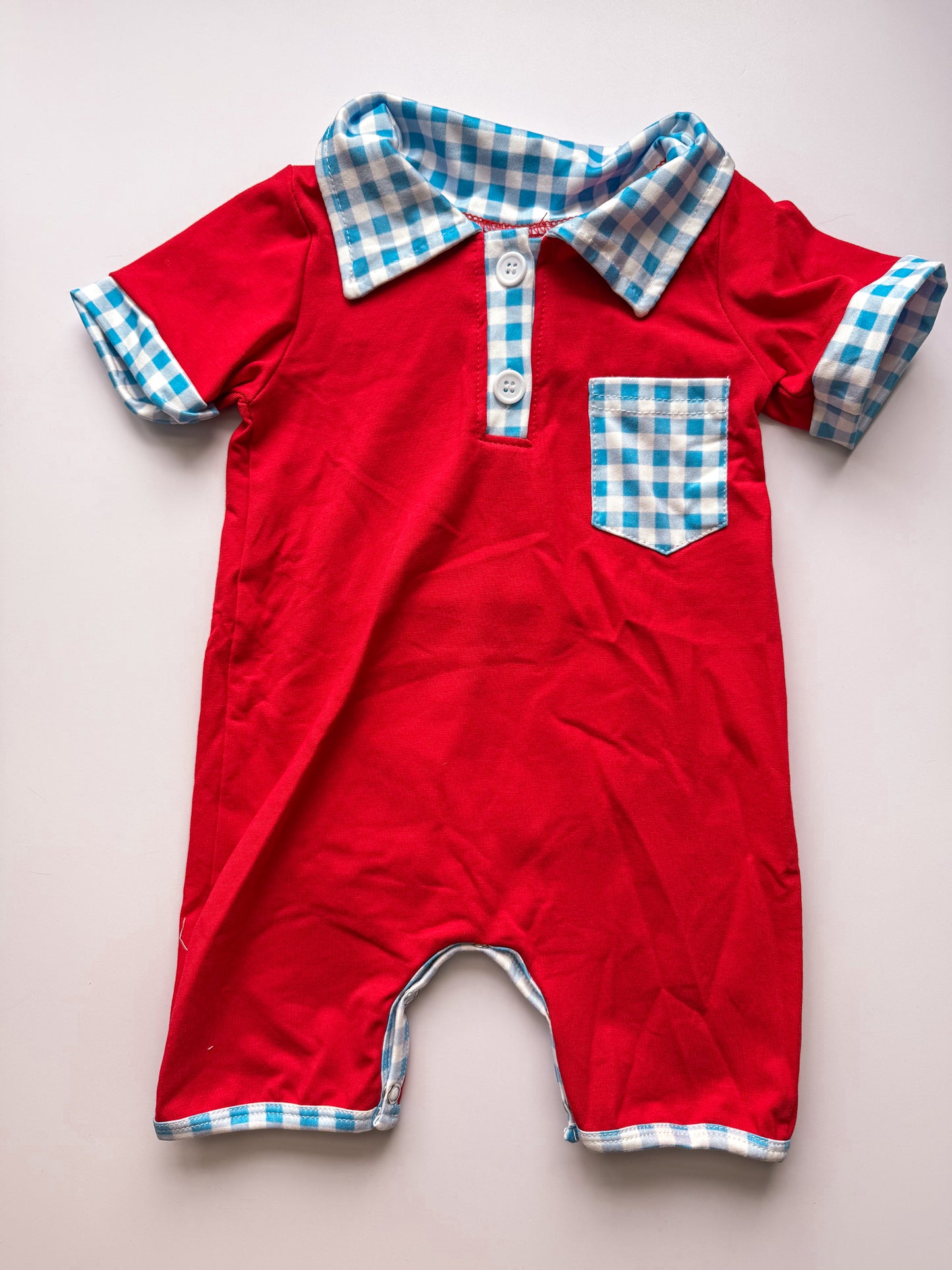 Gingham romper (S1)