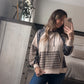 Stripe pocket hoodie