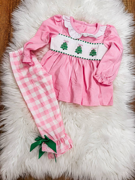 Pink tree set