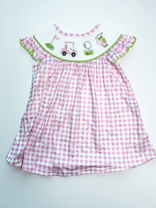 Smocked golf dress (A2)