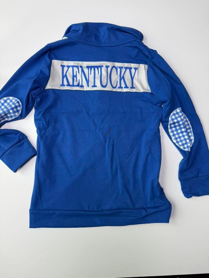Blue pullover