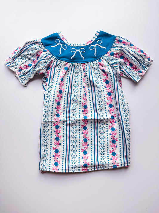 Blue coquette dress