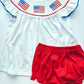 Smocked flag bloomer set (S1)
