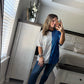 Oversized Sequins top