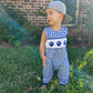 Go big blue romper
