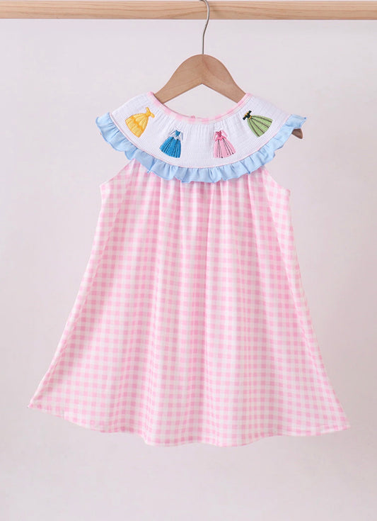 Smocked princess dress