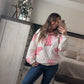 Quilted pullover