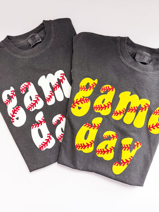 Game day softball comfort color