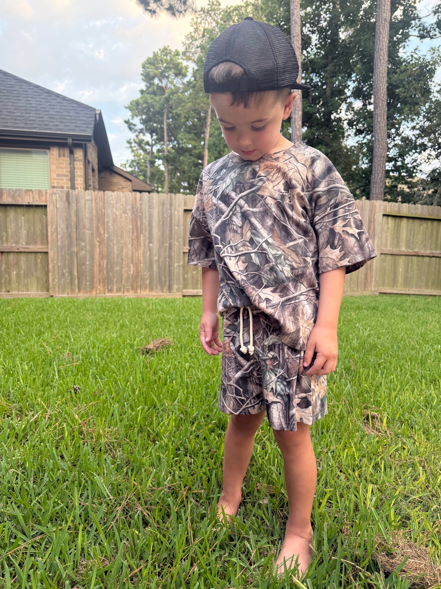 Brown camo set