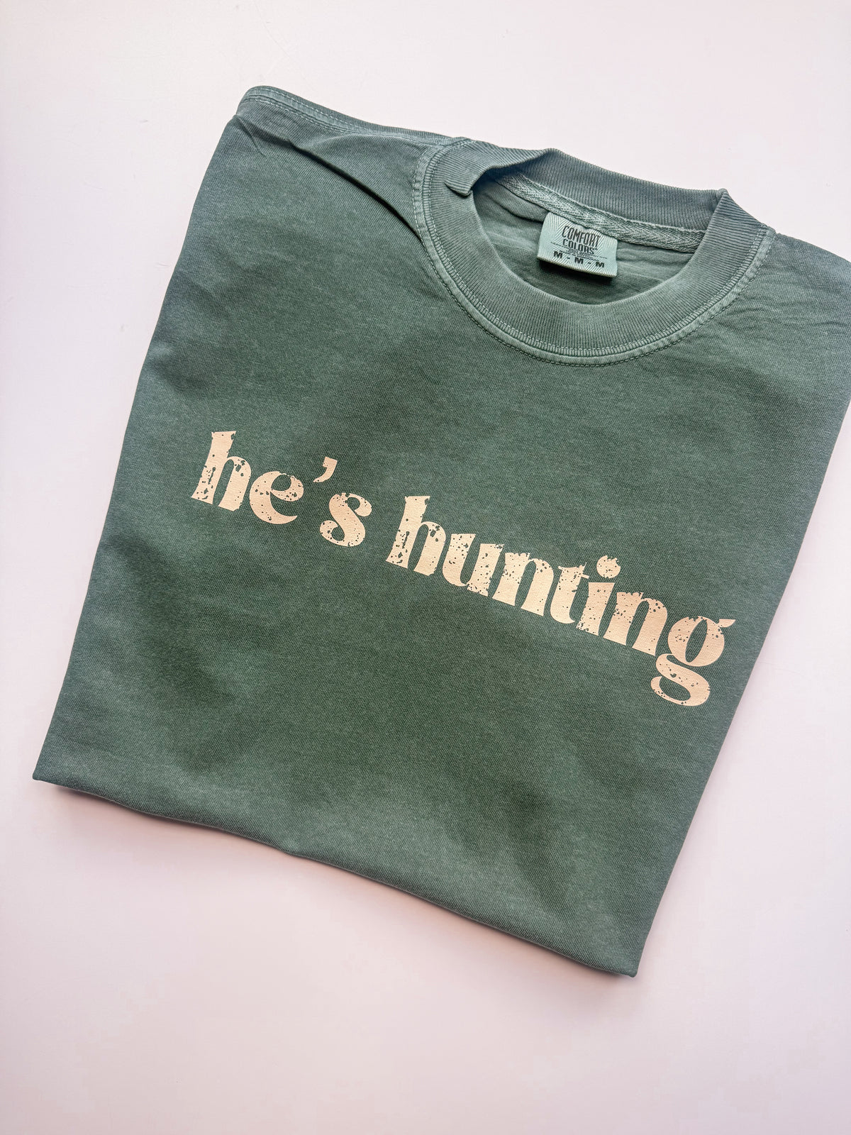 Hes hunting